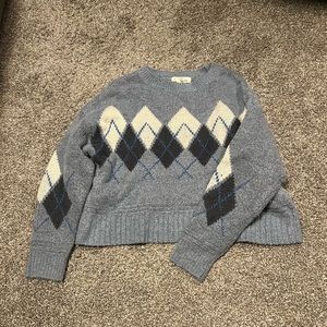 L.O.G.G light Blue checkered sweater